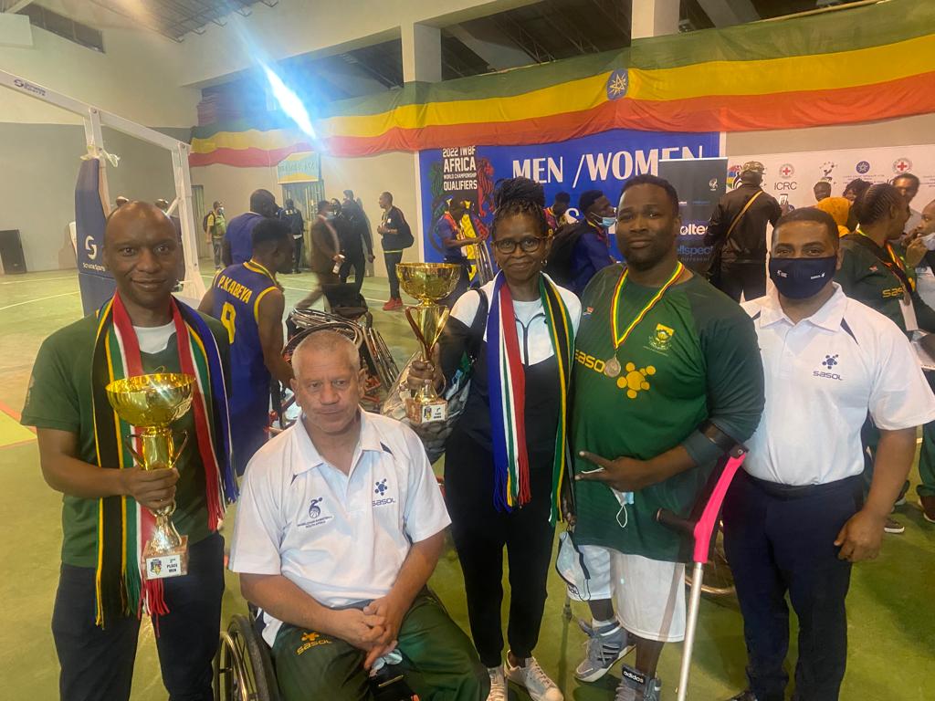 Congratulations to team South Africa, both women and men, who came second in the final International Wheelchair Basketball Federation (IWBF) Africa Championships that took place in Addis Ababa between 23 – 29 January 2022 
