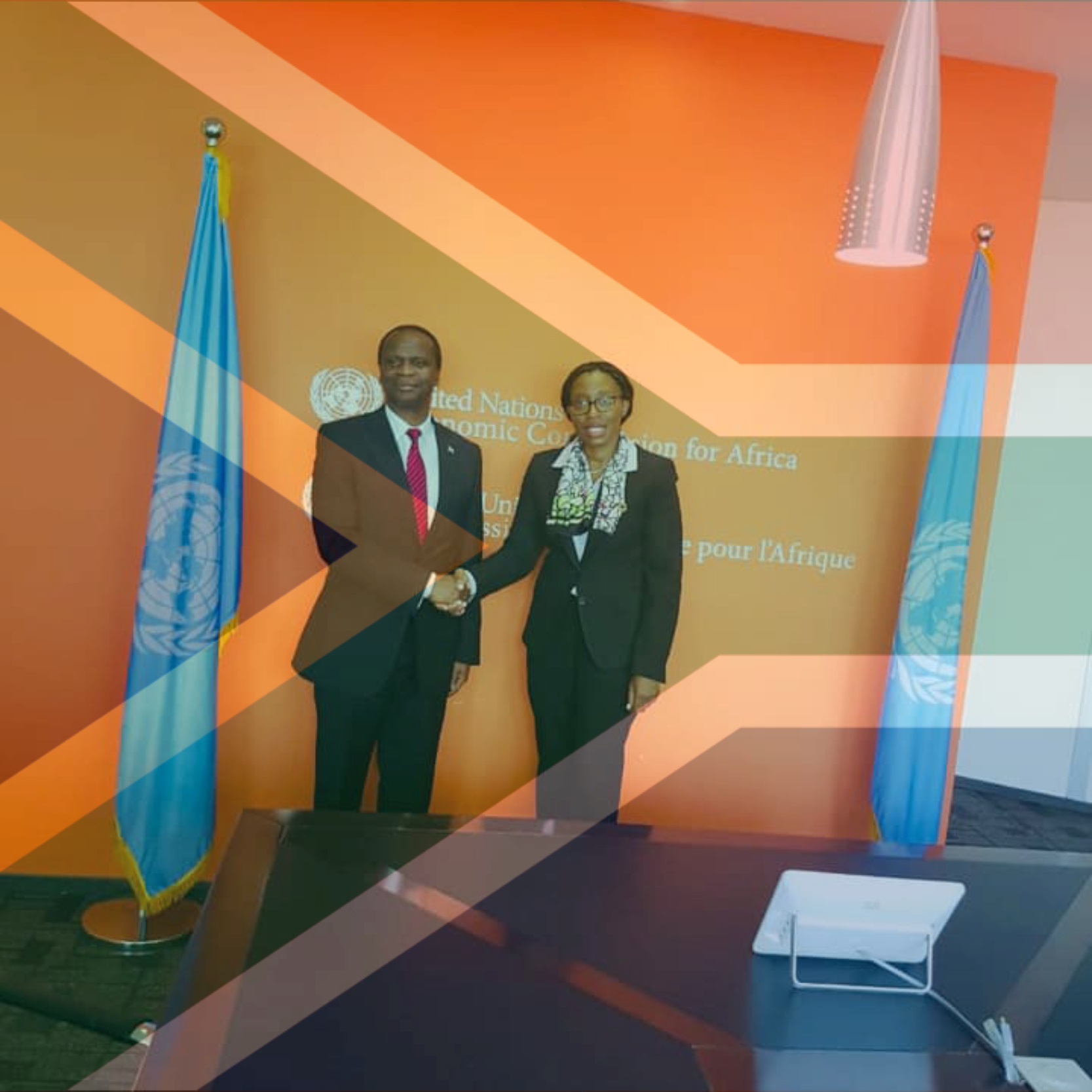 H.E Ambassador Edward Xolisa Makaya Presents Letters of Credence to the Executive Director of the UNECA 6 December 2019 