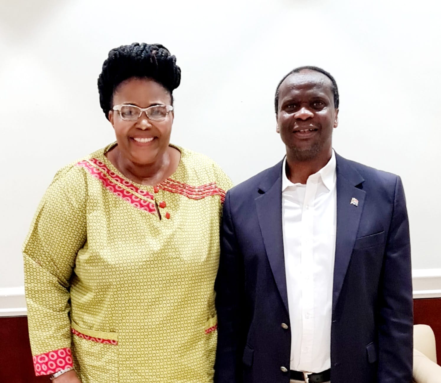 On_Sunday_30_January 2022_Ambassador_Makaya_during_a_courtesy_and_consultation_with Honourable_Ms_Pemmy_Majodina_the_Chief_Whip_of_the_National_Assembly_of the Republic_of_South_Africa_and_who_is_also_part_of_the_delegation_of_the_members_of_the_Pan_African_Parliament_Southern_Africa Caucus