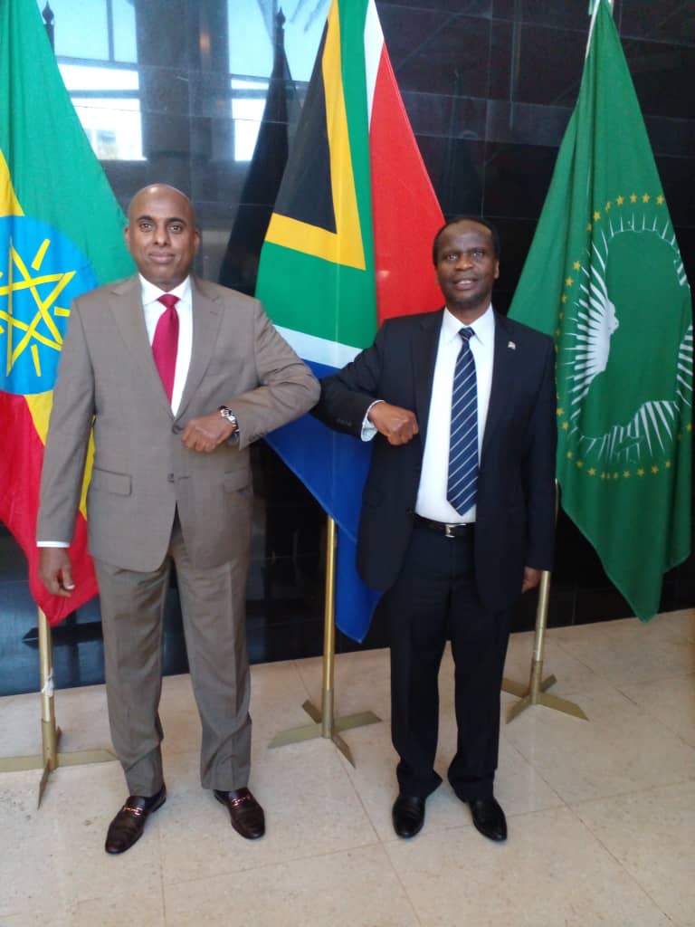 H.E._Ambassador_Xolisa_Edward_Makaya_received_H.E.Mr.Abdi_Mahamoud_Eybe_Ambassador_of_Djibouti_to_Ethiopia_during_a_courtesy_visit