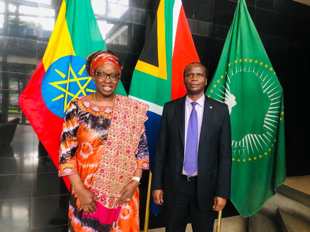 On 06 July 2021 H.E. Ambassador Edward Xolisa Makaya met with H.E. Madame Bineta Diop, the African Union Special Envoy on Women, Peace and Security 