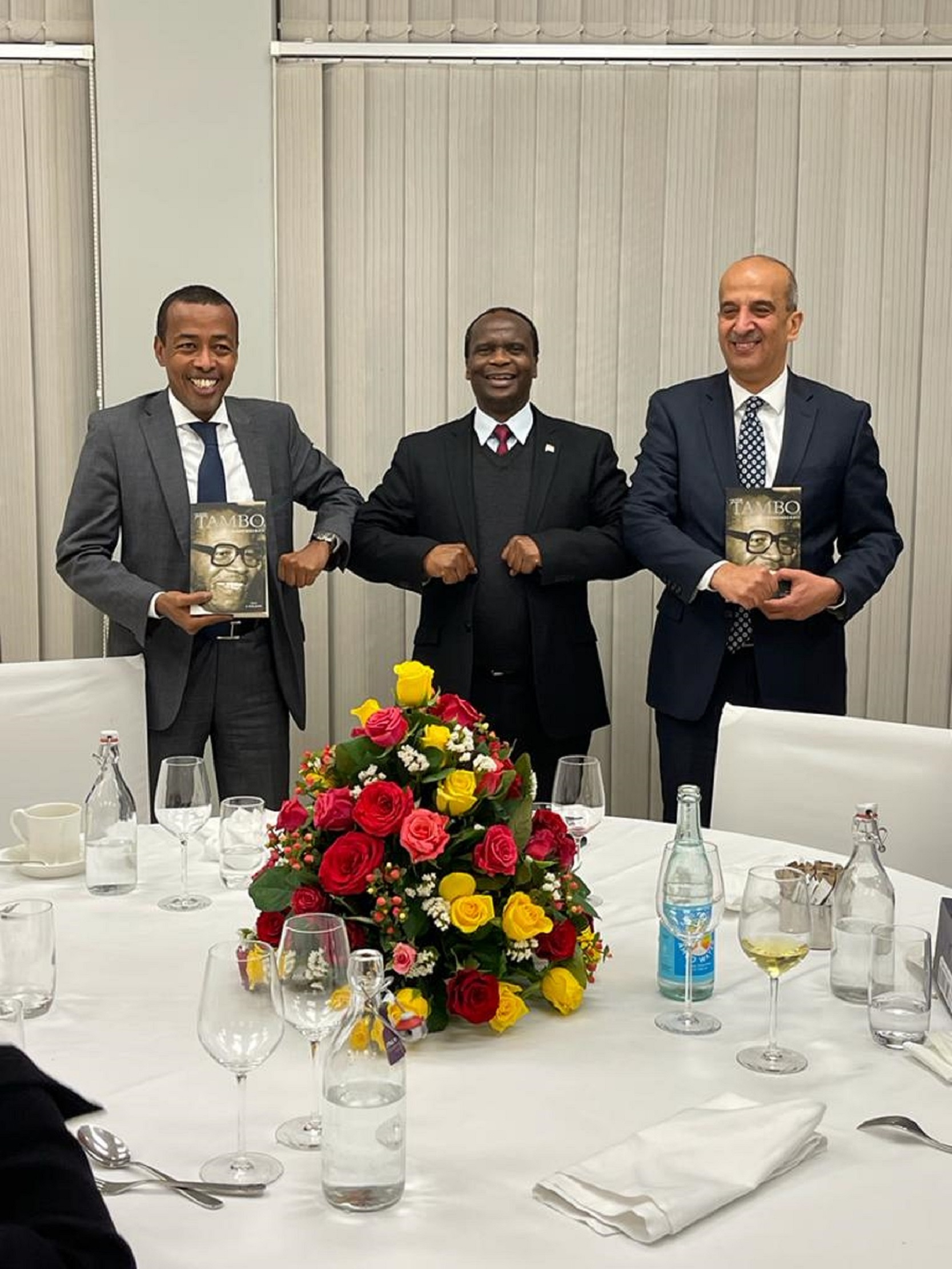 On 12 July 2021, H.E. Ambassador Edward Xolisa Makaya, hosted a reception to bid farewell to H.E. Ambassador Mohamed Idriss Farah of Djibouti and H.E. Ambassador Osama Abdel Khalek of Egypt.