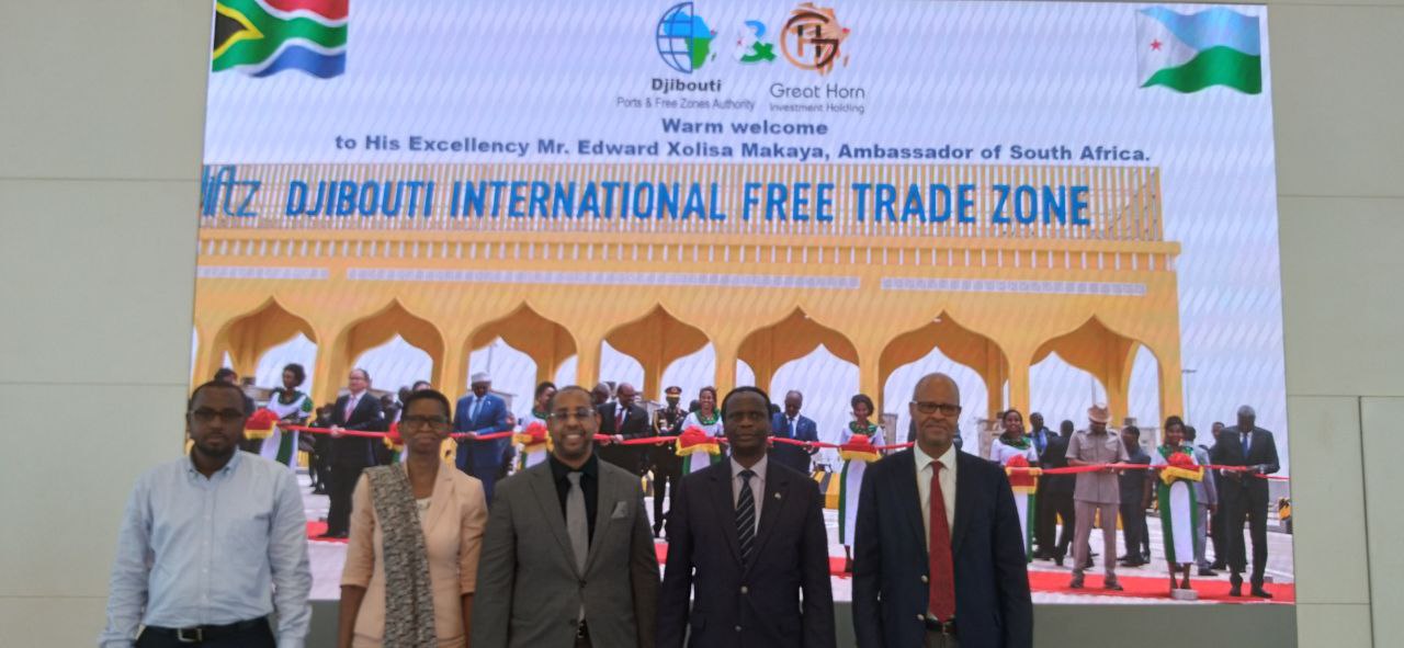 On 24 June 2021, H.E. Ambassador Edward Xolisa Makaya visiting the Djiboutian International Free Trade Zone.